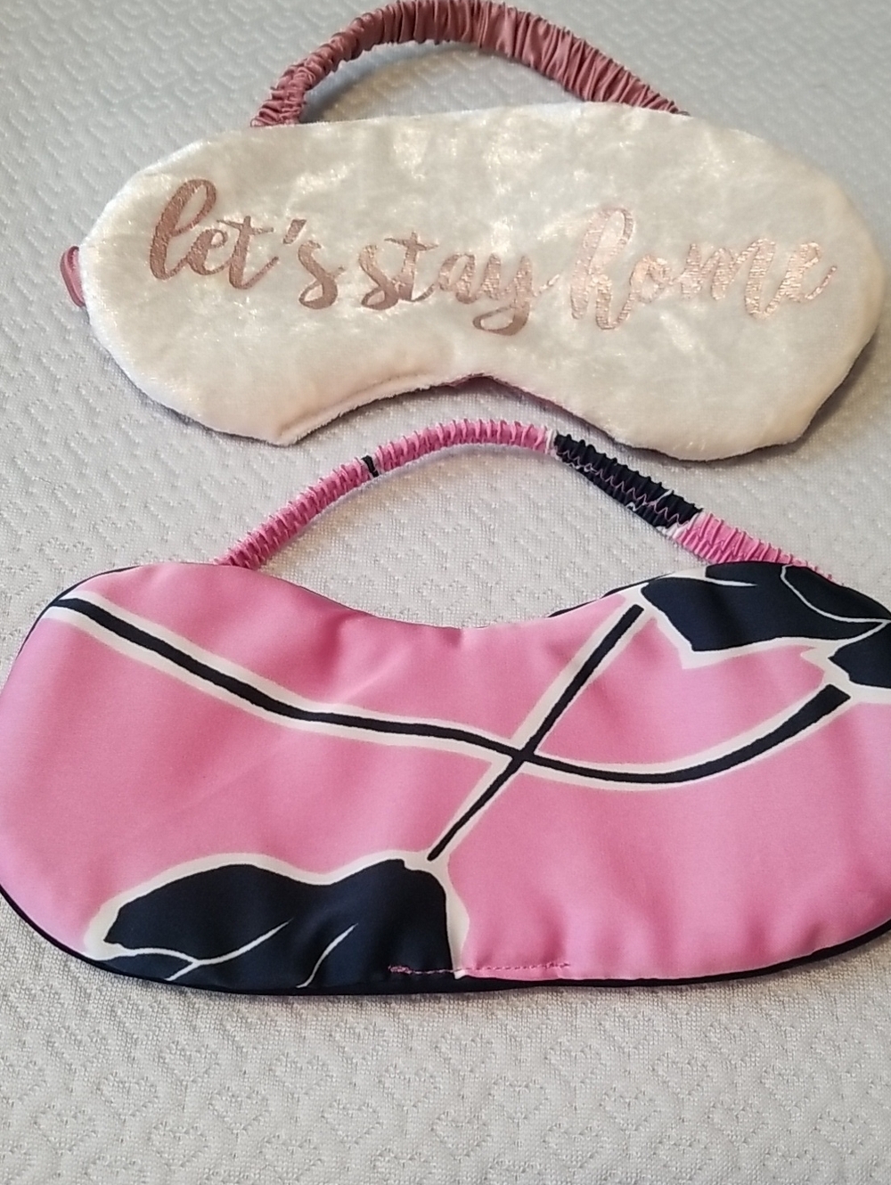 Polyester Womens Sleep Masks Two EUC